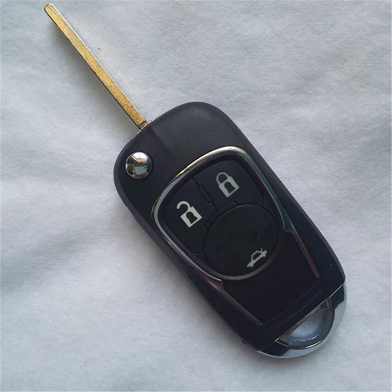 3ШТ 3/3 + 1 4 Кнопки Модифицированного Откидного Ключа Для Chevrolet Chevy Cruze Aveo Spark Sonic Uncut Blade Remote Key Fob Cas Изображение 1