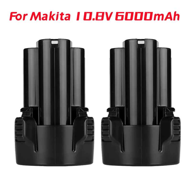 6000 мАч 10,8 В Литий-ионный аккумулятор для Makita 10,8 В аккумулятор BL1013 BL1014 194550-6 194551-4 DF030D Подходит для инструментов Makita 10,8 В Изображение 0