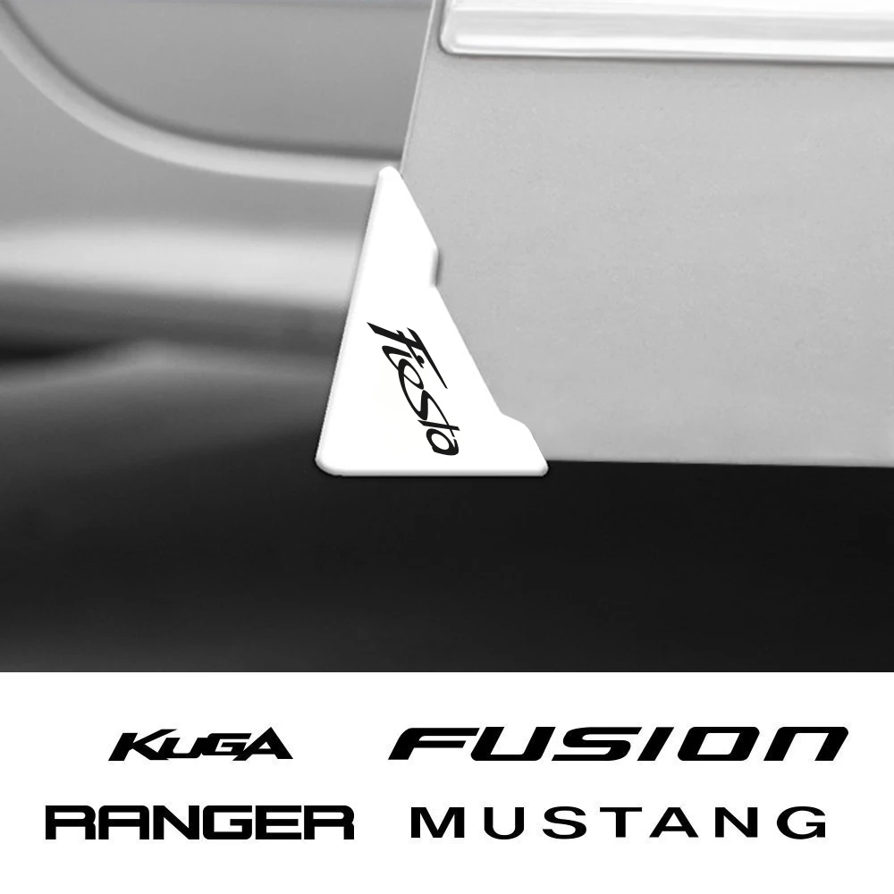 Для Ford Fiesta Fusion Ranger Kuga Escape Edge 2ШТ Угловая Крышка Двери Автомобиля Отделка Наклейки Защита От Царапин Автоаксессуары Изображение 0