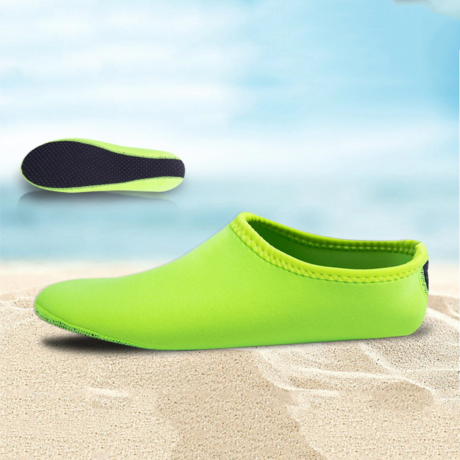 Унисекс, пляжные ботинки, носки для серфинга с гибким и воздухопроницаемым дизайном, подходящие для плавания на пляже Изображение 0