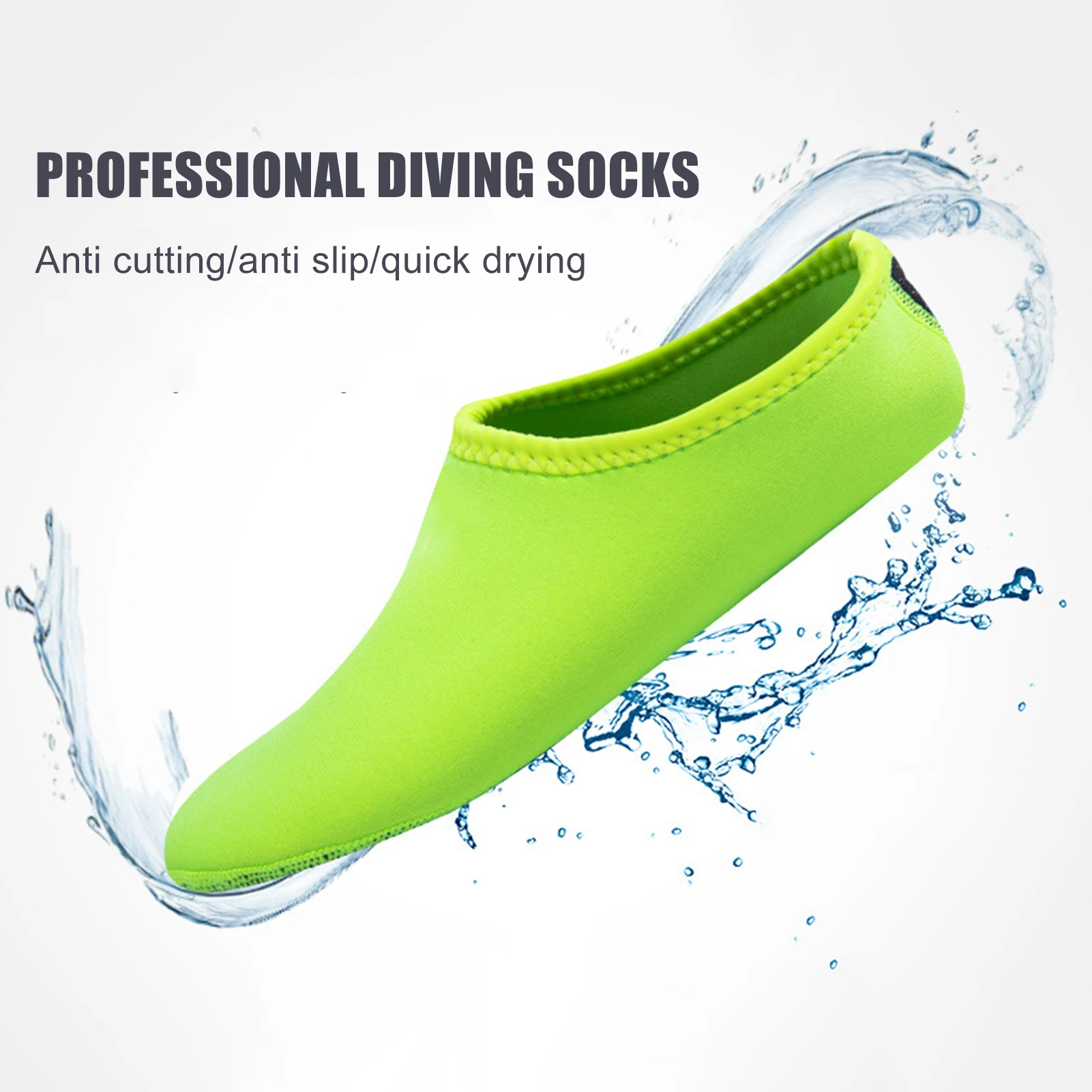 Унисекс, пляжные ботинки, носки для серфинга с гибким и воздухопроницаемым дизайном, подходящие для плавания на пляже Изображение 1