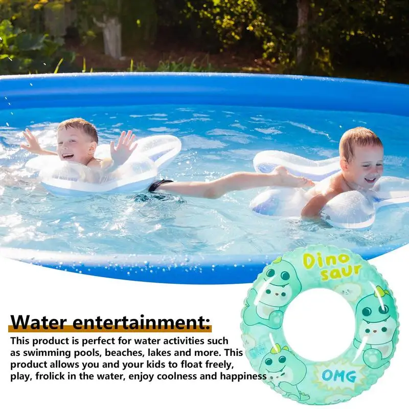 Поплавок для малышей, детские кольца для плавания, надувные кольца для длительного использования, плавающие кольца для плавания для детей в бассейне Изображение 3