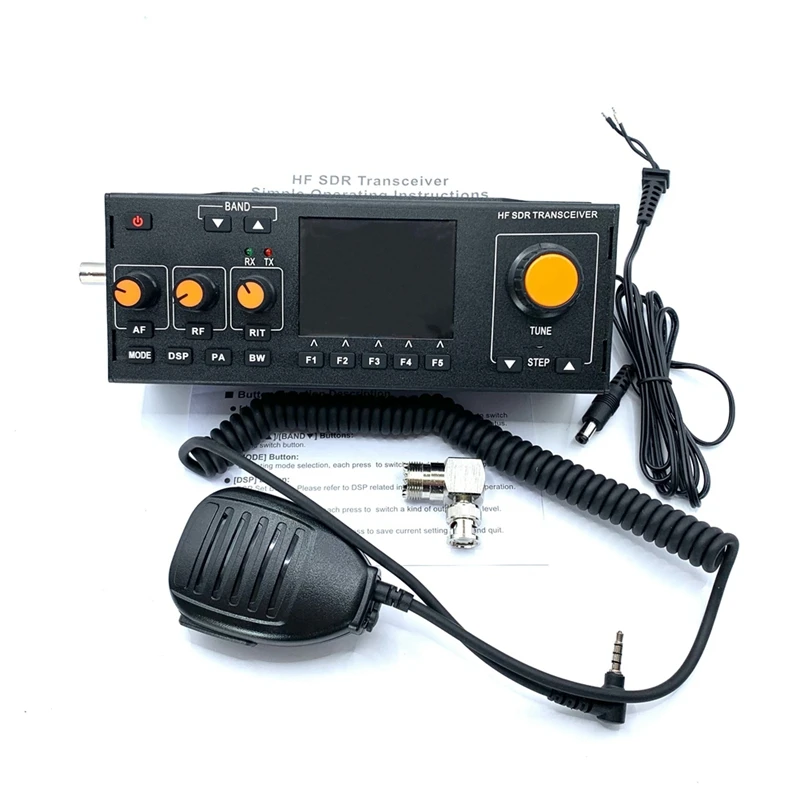 RS-918 Plus HF SDR Приемопередатчик MCHF-QRP Приемопередатчик Любительского Коротковолнового Радио С Микрофоном Зарядное Устройство 3,4 АЧ Изображение 5