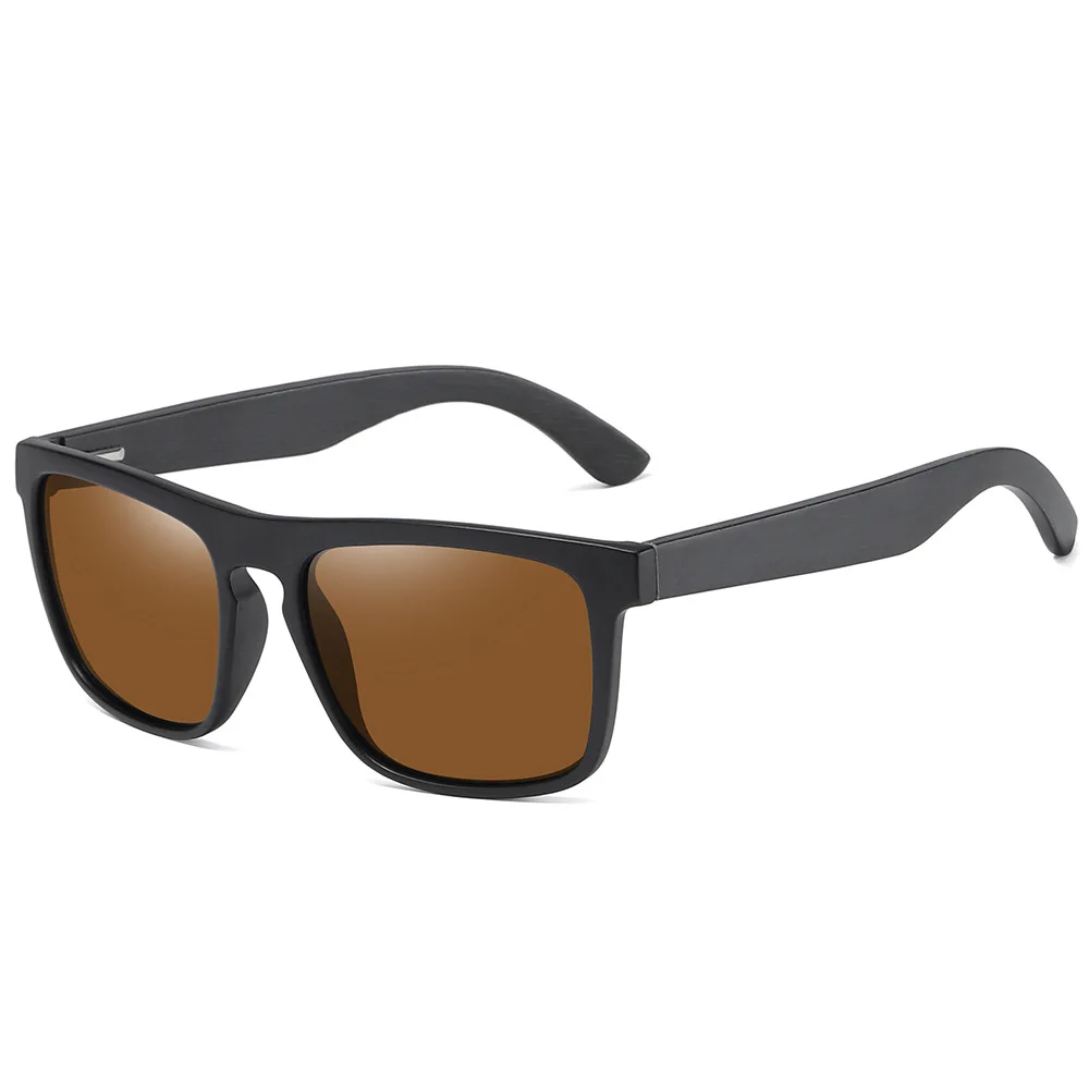Xiaomi Поляризованные солнцезащитные очки в оправе из 100% натурального дерева, бамбуковые черные солнцезащитные очки, мужские солнцезащитные очки с защитой от ультрафиолета, роскошные винтажные солнцезащитные очки Изображение 4