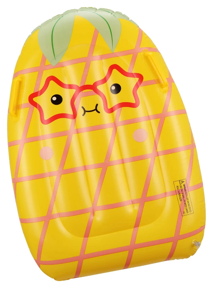 Надувные бодиборды, детская портативная легкая плавающая доска для серфинга с ручками для летнего пляжного скольжения Изображение 1