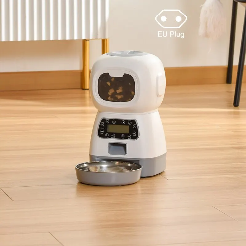 Автоматическое кормление домашних животных, Интеллектуальное дистанционное управление, Машина для кормления кошек и собак, Количественная Автоматическая машина для приготовления пищи. Изображение 5