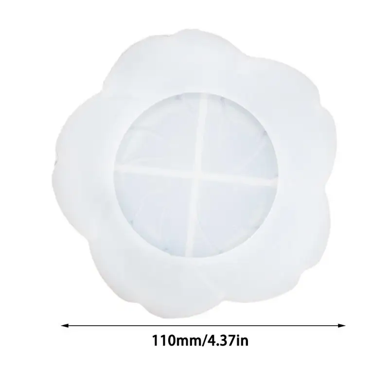Лепестковая тарелка, Силиконовая форма для литья под давлением, Кристаллическая форма из эпоксидной смолы, форма для поделок, Инструменты для хранения ювелирных изделий Изображение 5