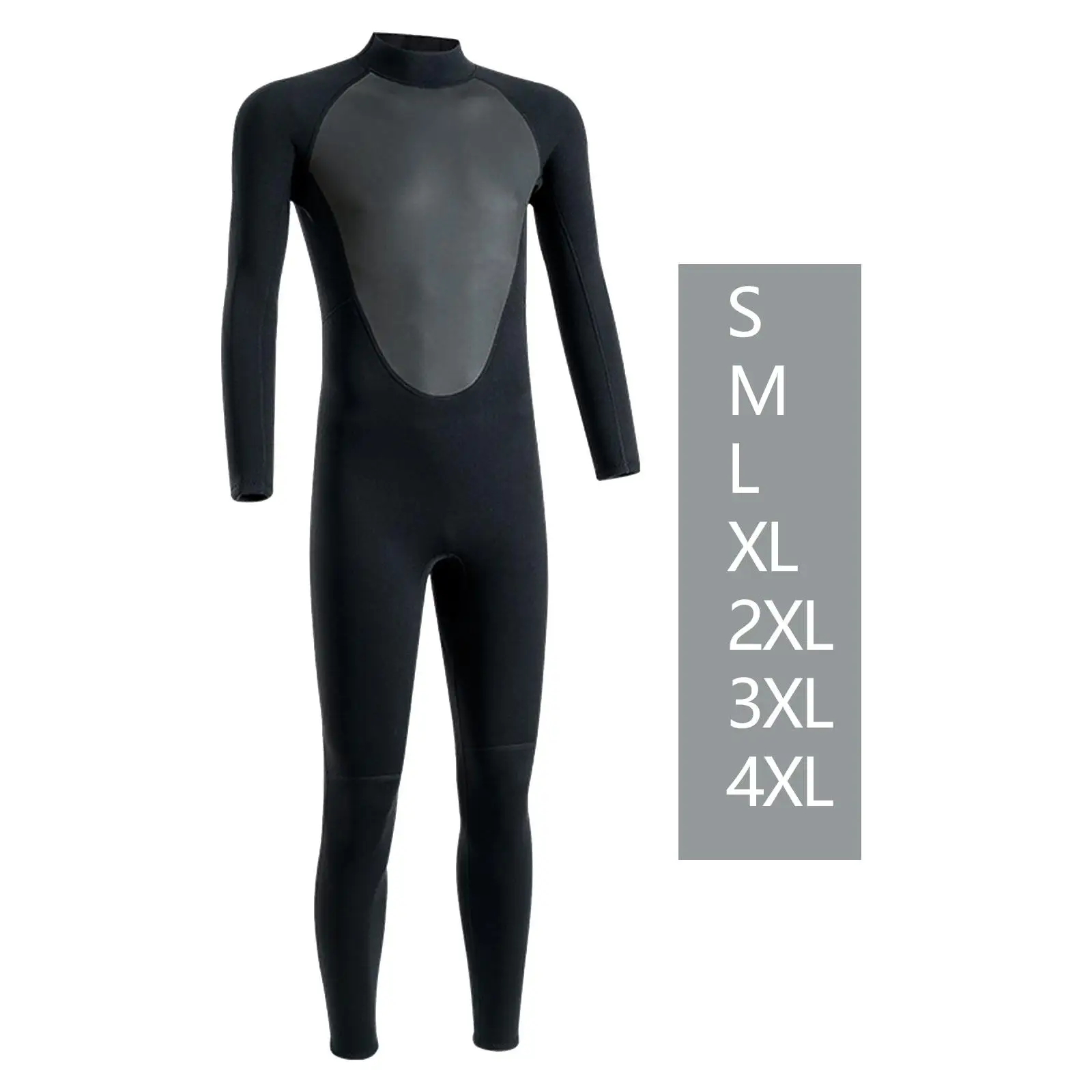 Полный гидрокостюм водолазный костюм для всего тела гидрокостюм для подводного плавания с маской и трубкой Изображение 0