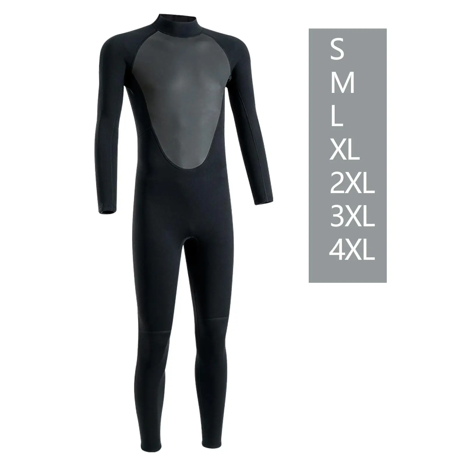 Полный гидрокостюм водолазный костюм для всего тела гидрокостюм для подводного плавания с маской и трубкой Изображение 2