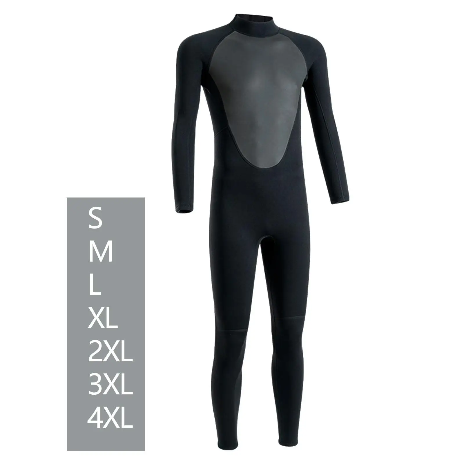 Полный гидрокостюм водолазный костюм для всего тела гидрокостюм для подводного плавания с маской и трубкой Изображение 3