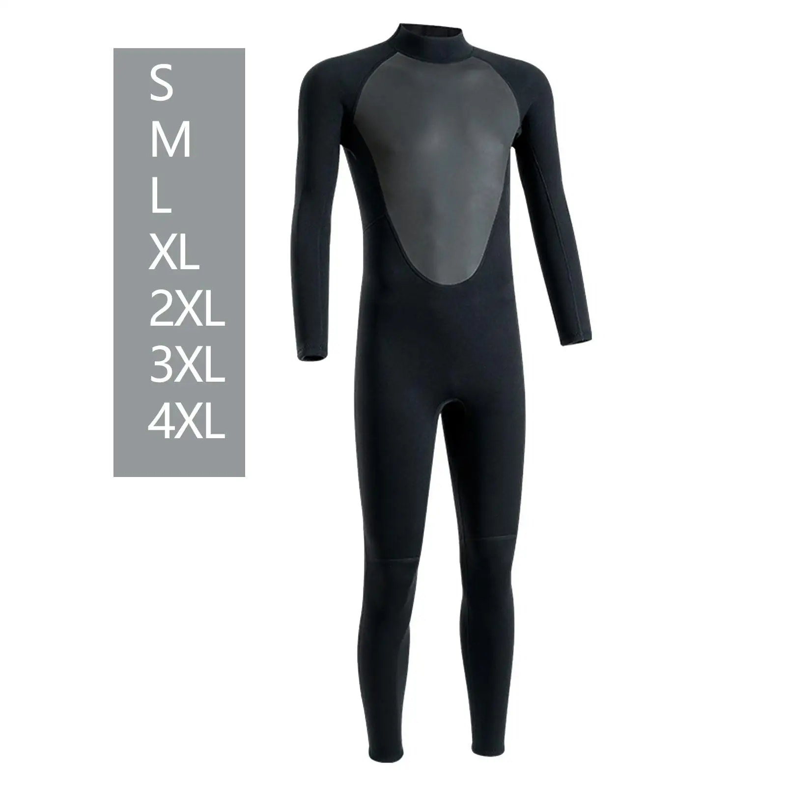 Полный гидрокостюм водолазный костюм для всего тела гидрокостюм для подводного плавания с маской и трубкой Изображение 4