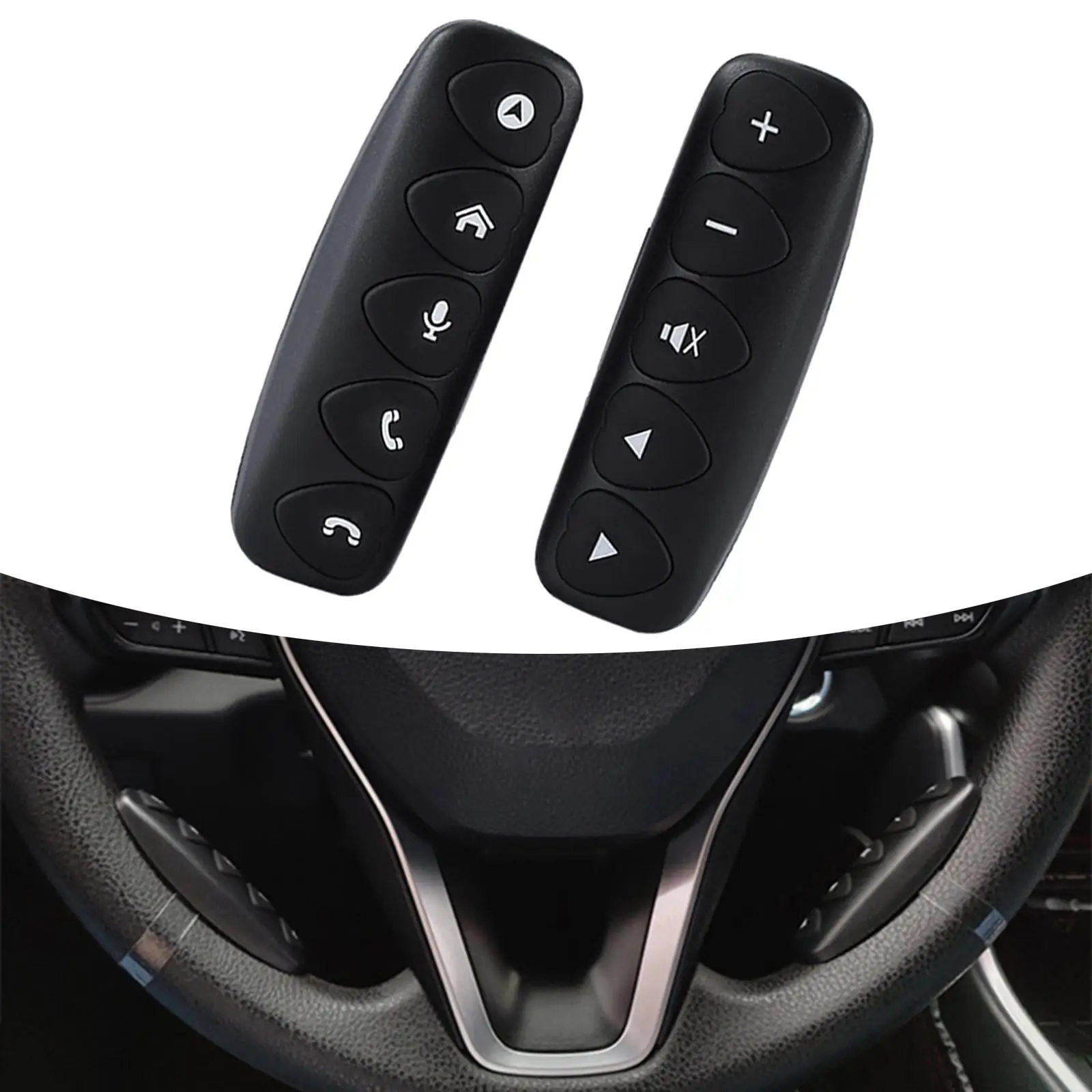 Подсветка контроллера рулевого колеса Подходит для режима отключения звука в автомобиле Изображение 3