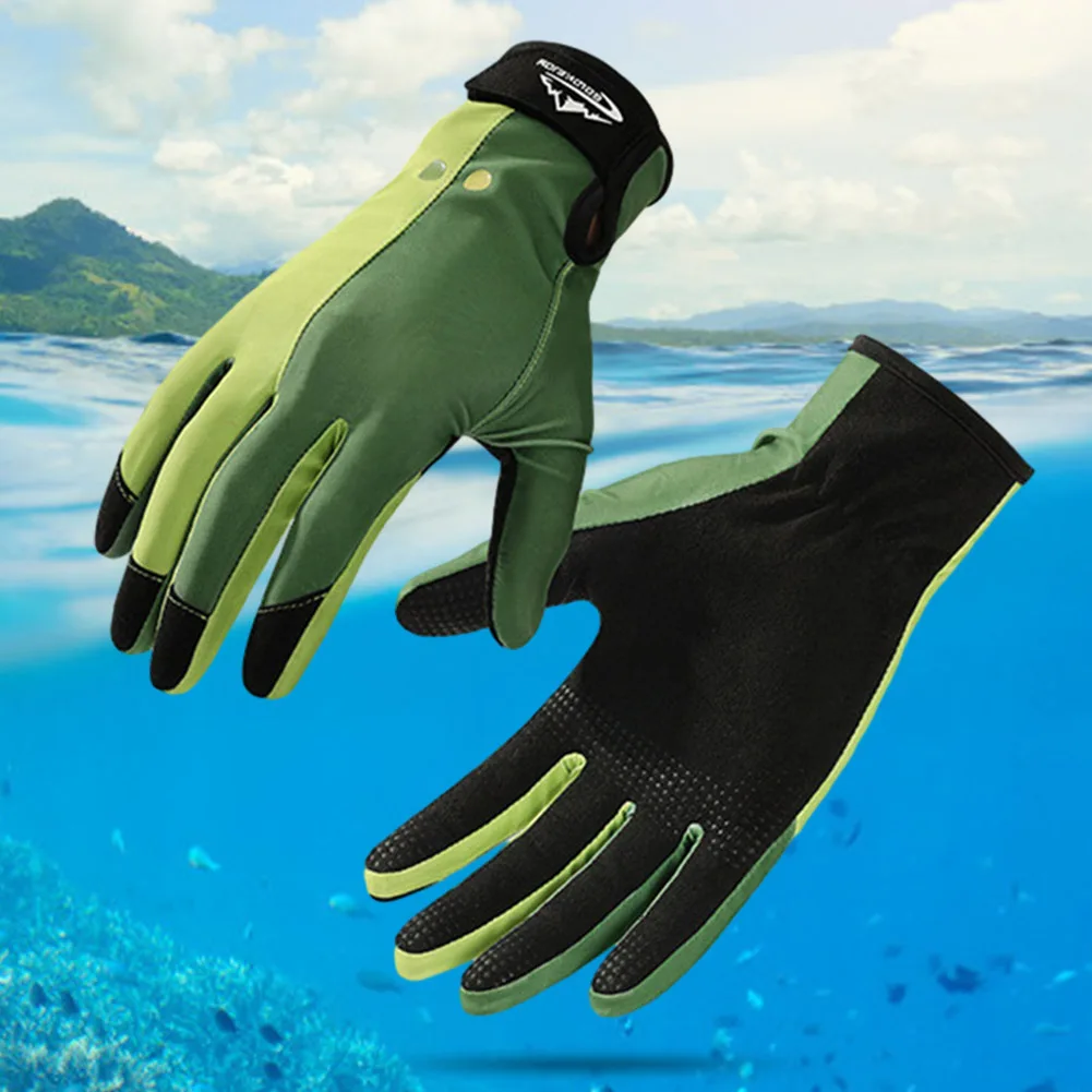 Перчатки для подводной охоты Портативные Перчатки для подводного плавания с маской и трубкой Легкие, Противоскользящие, Удобные аксессуары для улицы Изображение 1