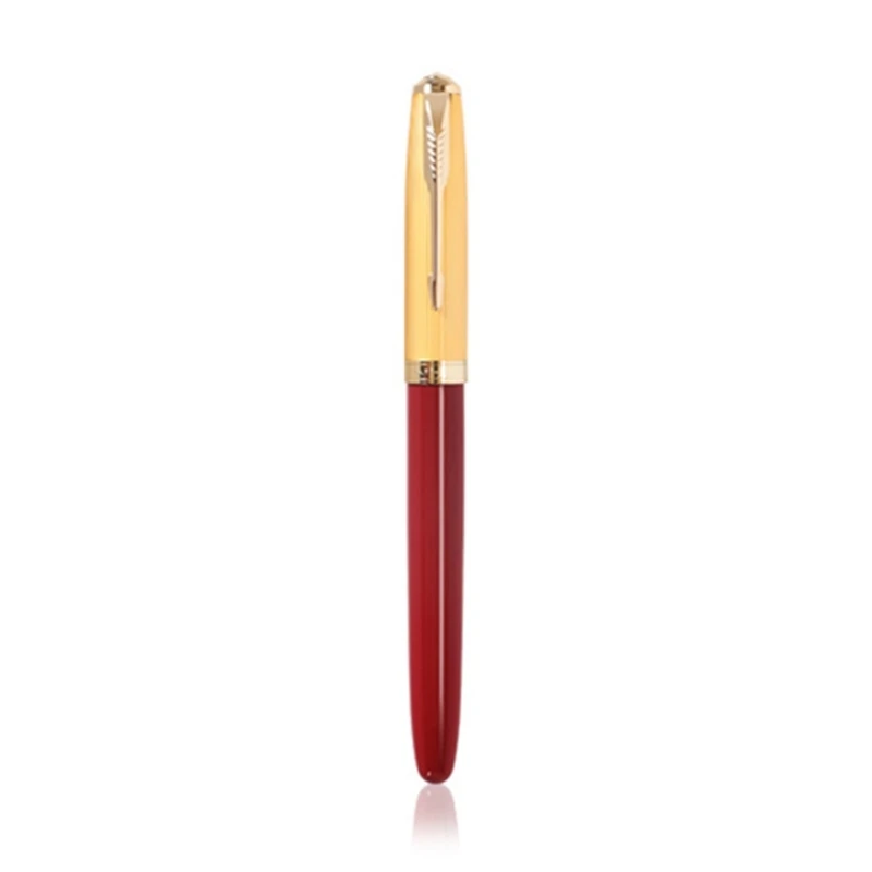 Авторучка U75A, ручки серии Extra-Fine с металлическим наконечником для письма в деловом офисе, высококачественная сталь и дерево Изображение 0