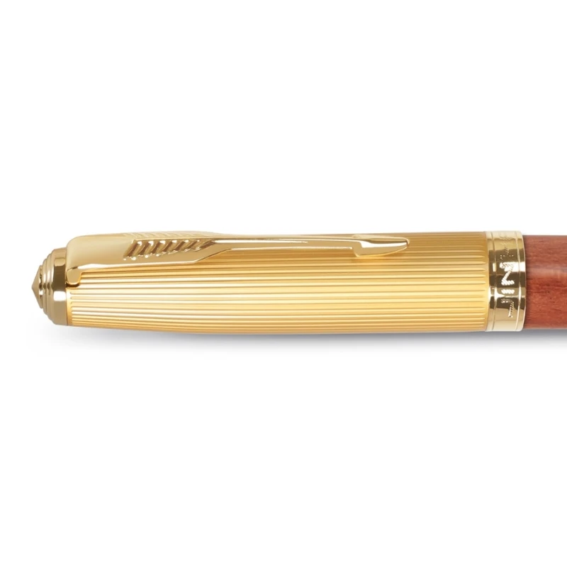 Авторучка U75A, ручки серии Extra-Fine с металлическим наконечником для письма в деловом офисе, высококачественная сталь и дерево Изображение 3