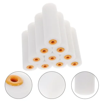 10 шт. сменных пенопластовых роликов, крышки для пенопластовых роликов для покраски стен шкафа (4 дюйма)