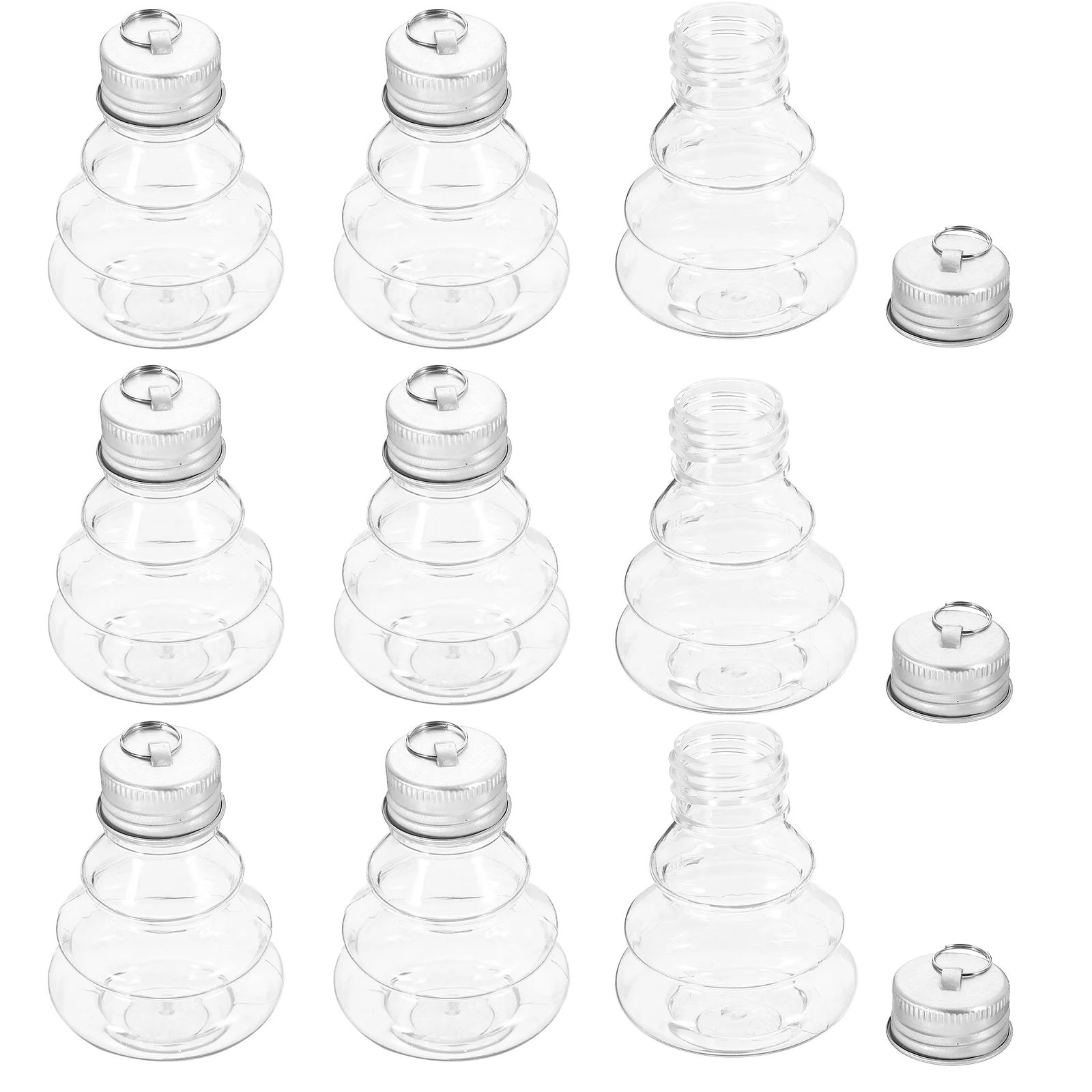 10 Шт Пустая Бутылка Вода Молоко Креативные Бутылки Waterbottle Для Хранения Вечерние Рождественская Елка Сок Питьевой Изображение 0